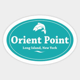 Orient Point, Long Island, Badge Sticker